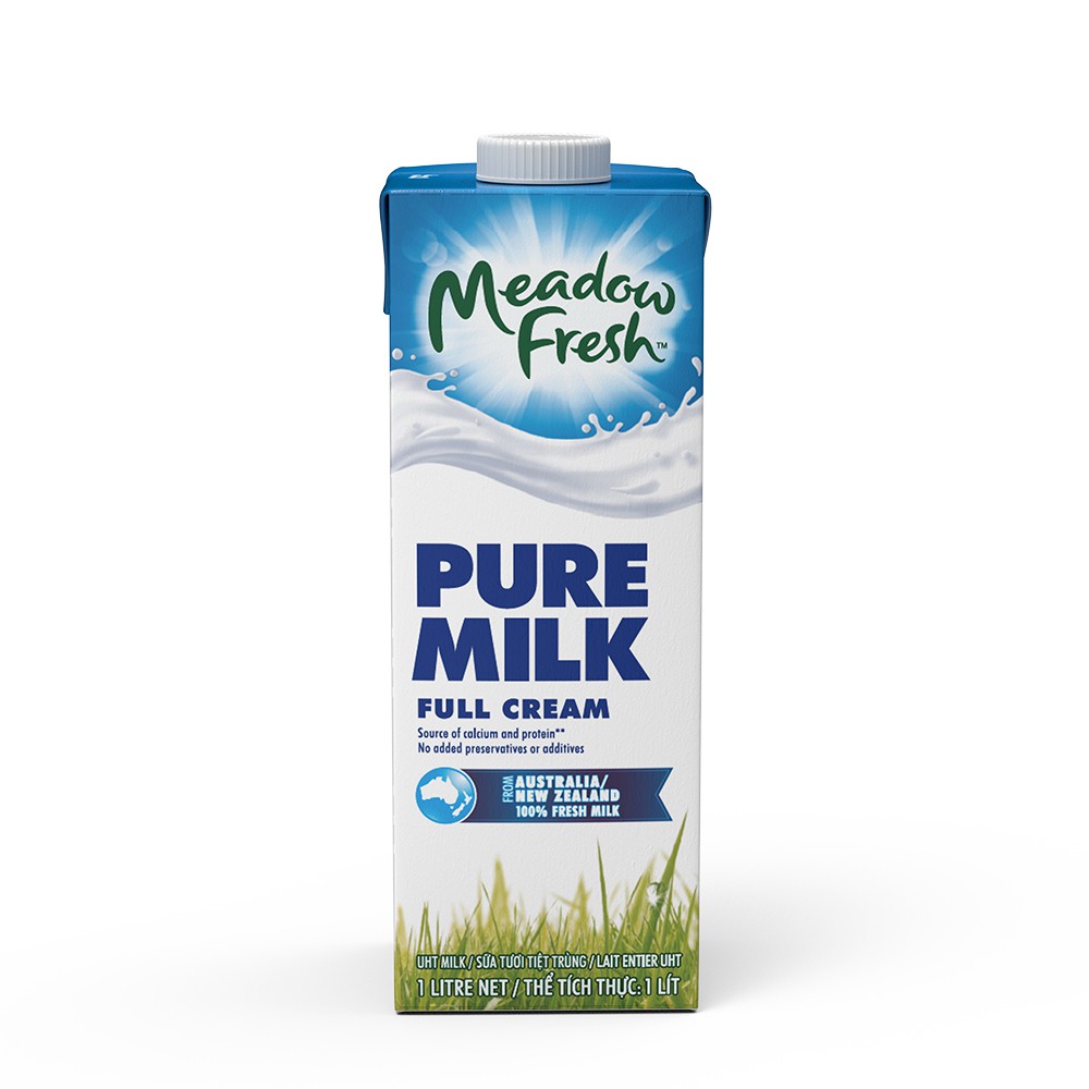 [Combo 4 Hộp ] Sữa Tươi Nguyên Kem Meadow Fresh 1L - Nhập Khẩu Australia