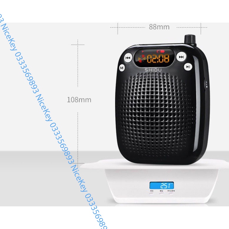Máy Trợ Giảng Không Dây Shidu SD- S611, Bluetooth, Âm Lượng 10W, Bảo Hành 12 tháng