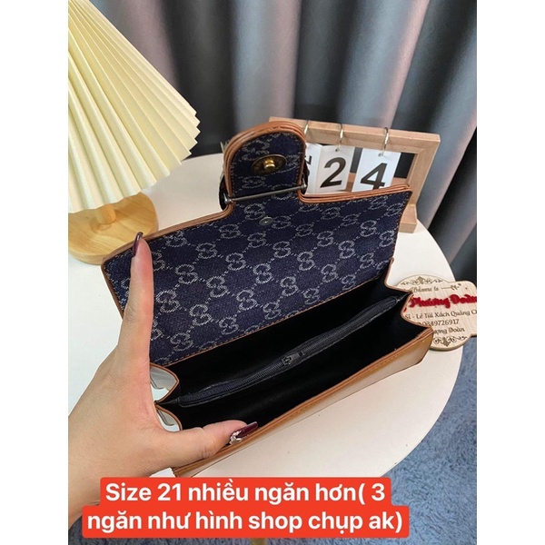 [XẢ Sốc] Túi đầu rồng vỡ box size 20cm phối màu viền