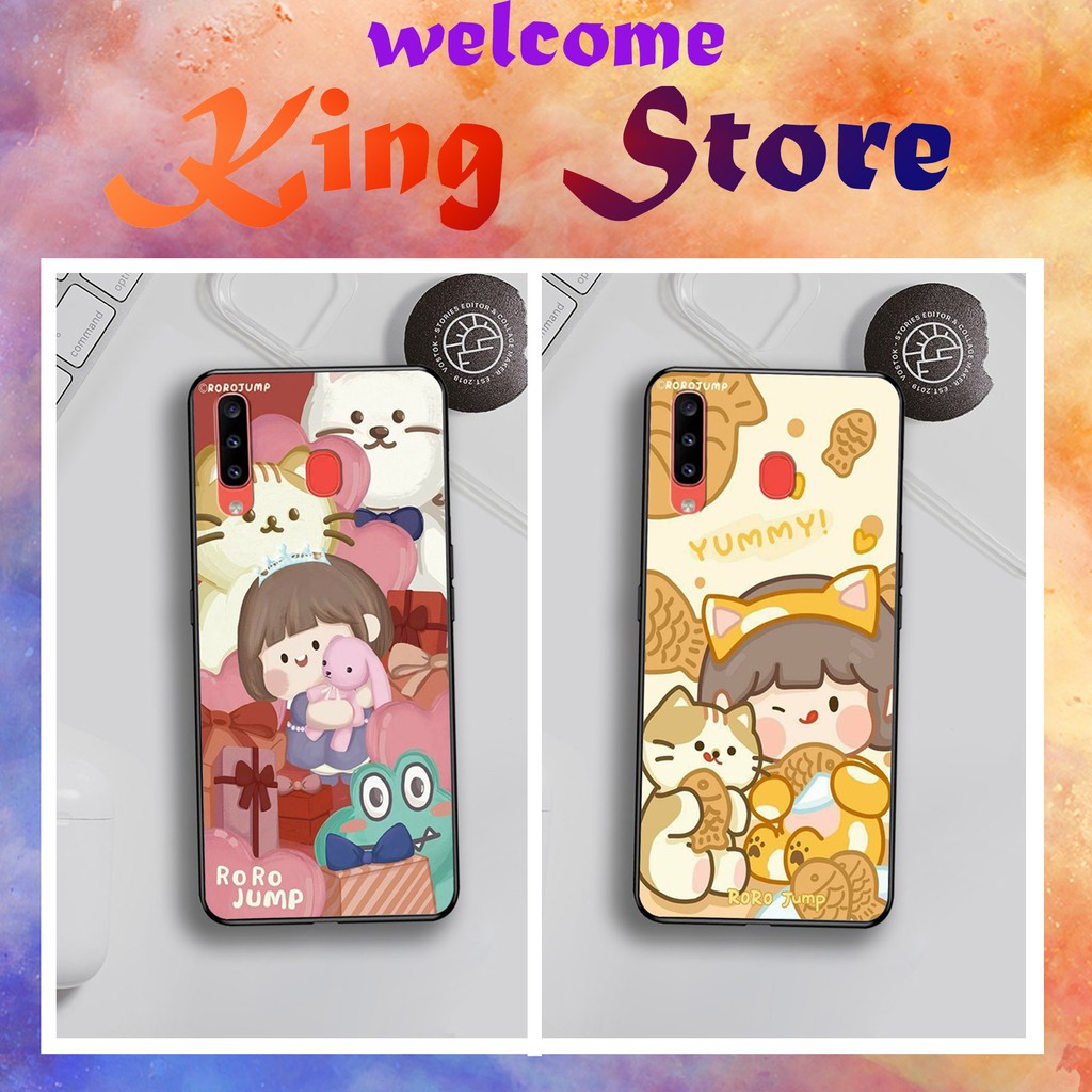Ốp lưng Samsung A10S/A20S/A30S/A50/A70S  in hình bé trà sữa siêu đẹp, độc, lạ_KINGSTORE.HN_Ốp SS A10S/A20S/A30S/A50/A70S