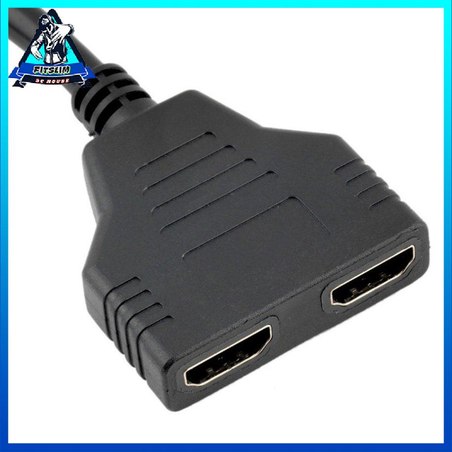Bộ chuyển đổi tương thích HDMI 1.4B Bộ chia HDMI Cáp 1 trong 2 đầu ra tương thích [8/6]