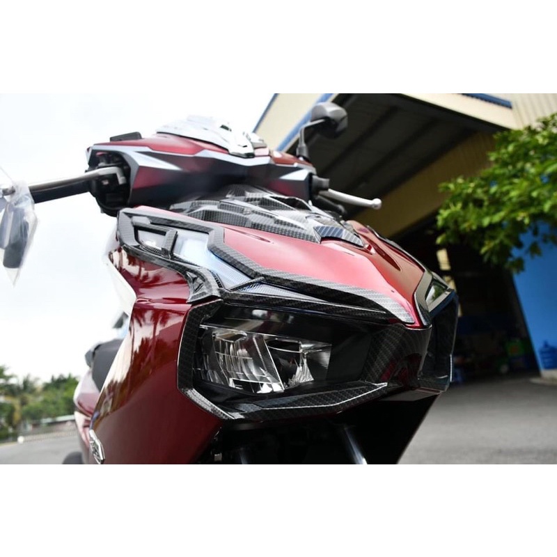 Ốp Trang Trí Xe Airblade 125~160cc Mới Đời 2023 Carbon