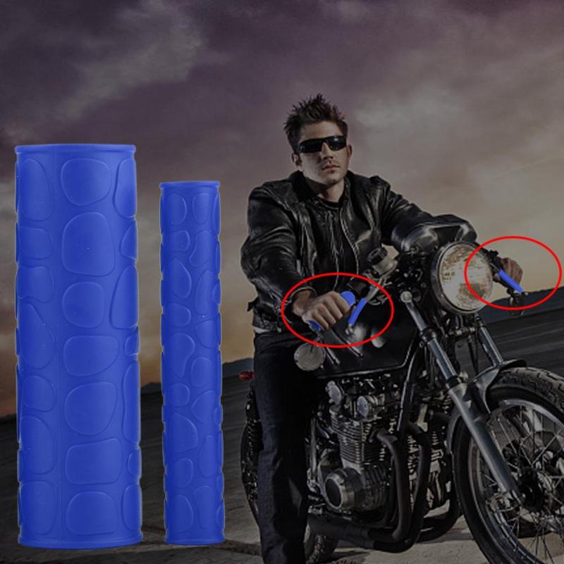 1 cặp ống cao su mềm chống trượt gắn tay lái + cần gạt phanh dành cho xe máy phổ thông