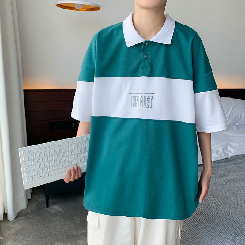 Áo Thun polo Tay Lỡ Form Rộng Phong Cách Hàn Quốc Dành Cho Nam