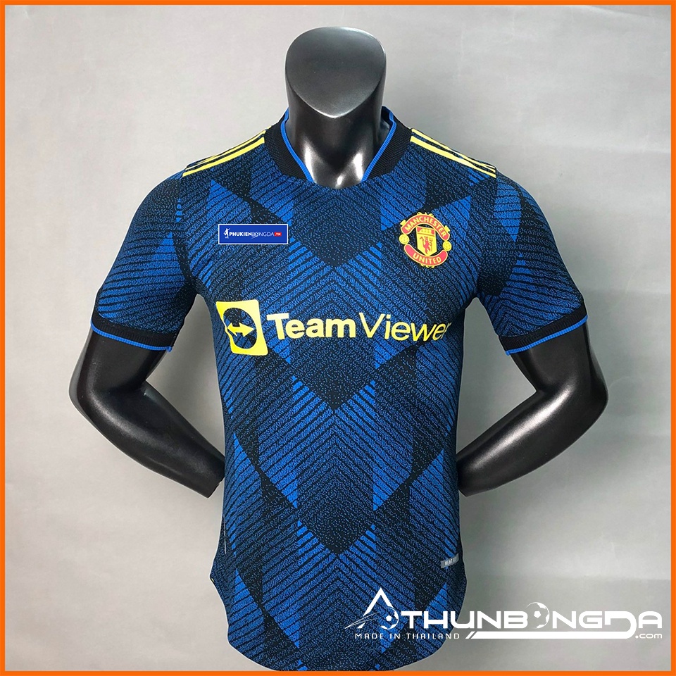 Áo Manchester United xanh đen sân khách 2021/2022, 21/22 mẫu 3rd Bản PLAYER Issue Body fit cao cấp (Thái Lan)