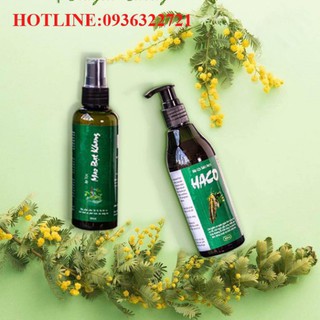  ✅[Chính Hạng Nhà Thuốc]COMBO : 1 tinh dầu xịt Mao Bạt Khang và 1 dầu gội thảo dược Haco