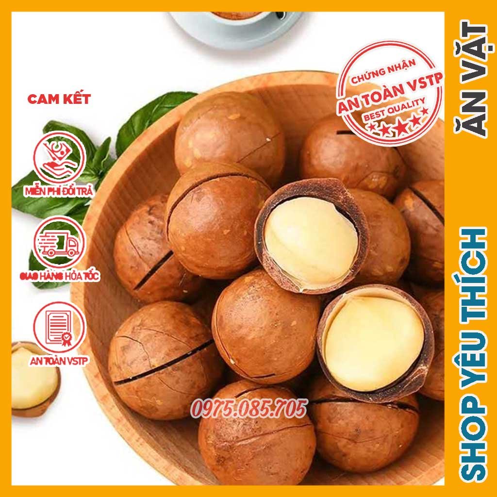 Hạt Macca 500G Nứt Vỏ Tây Nguyên Tăng Cường Sức Khỏe Tim Mạch, Giúp Cải Thiện Sức Khỏe Đường Ruột