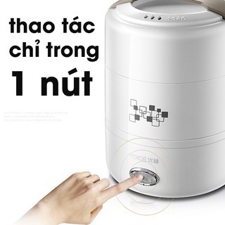 Hộp đựng cơm giữ nhiệt 3 tầng Yoice nhiều ngăn inox không gỉ, cặp lồng đựng cơm cắm điện siêu tiện dụng cho văn phòng