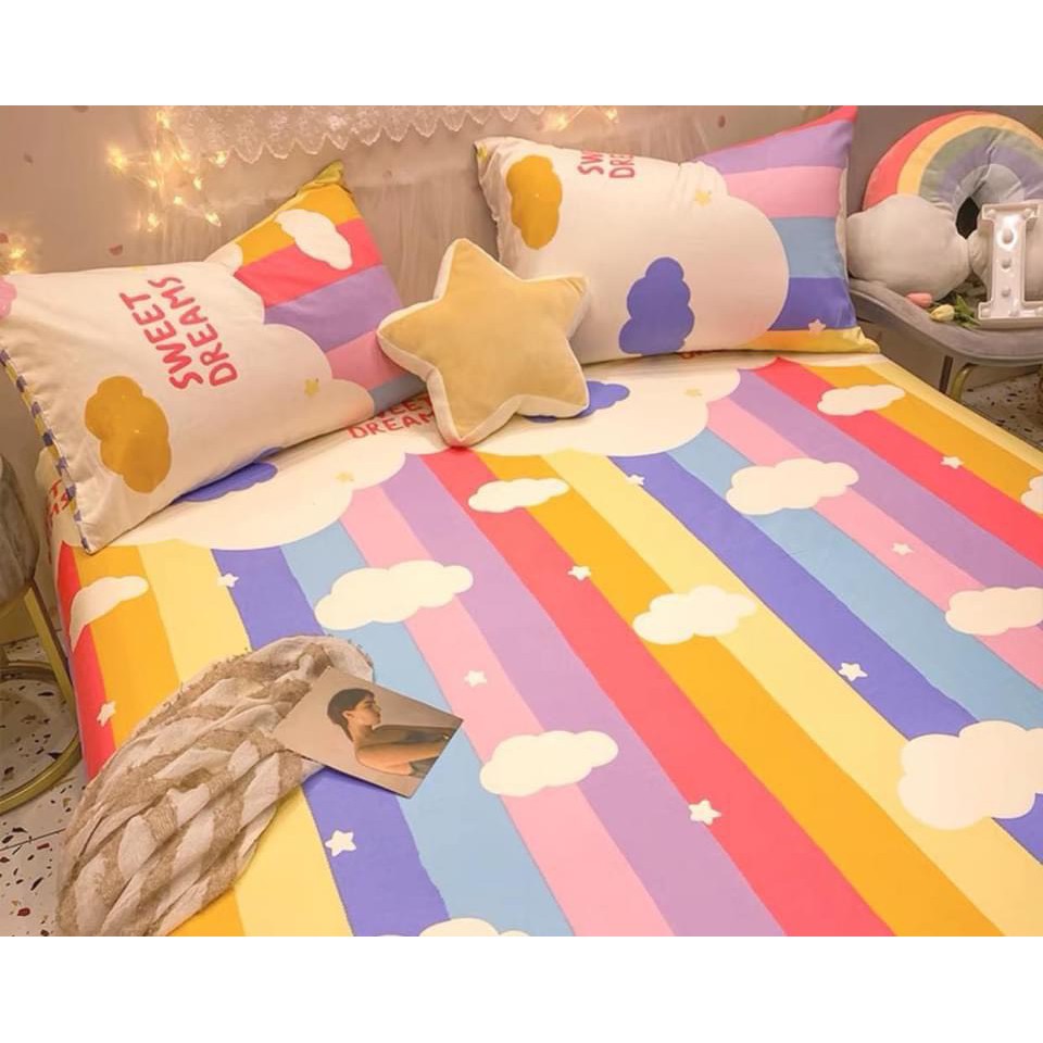 chất cotton pha thoáng mát , có thể giặt máy - màu cute
