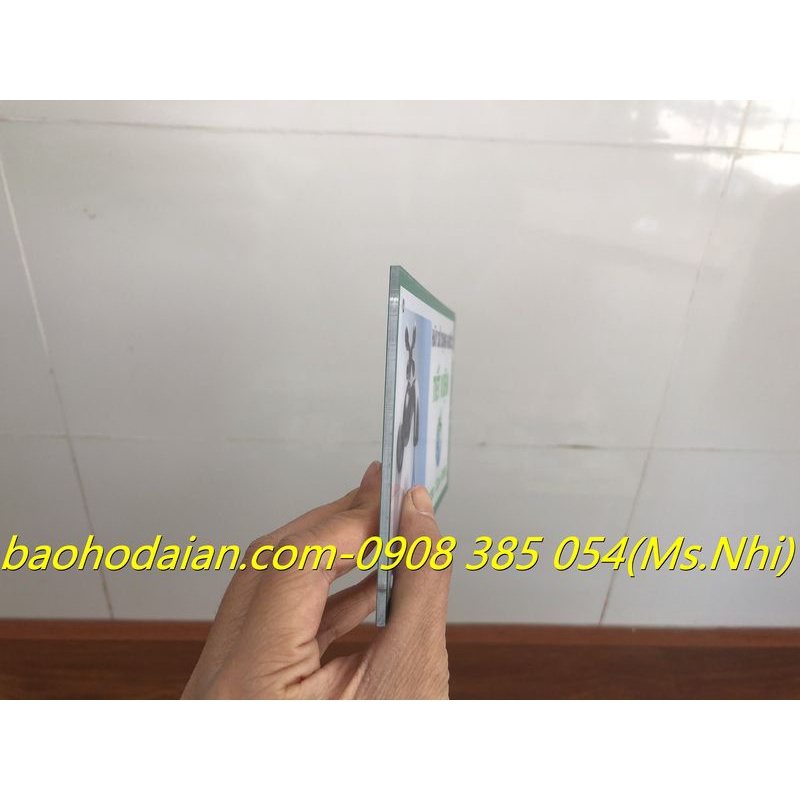 Biển báo tiết kiệm nước chất liệu mica siêu bền KT10x20cm