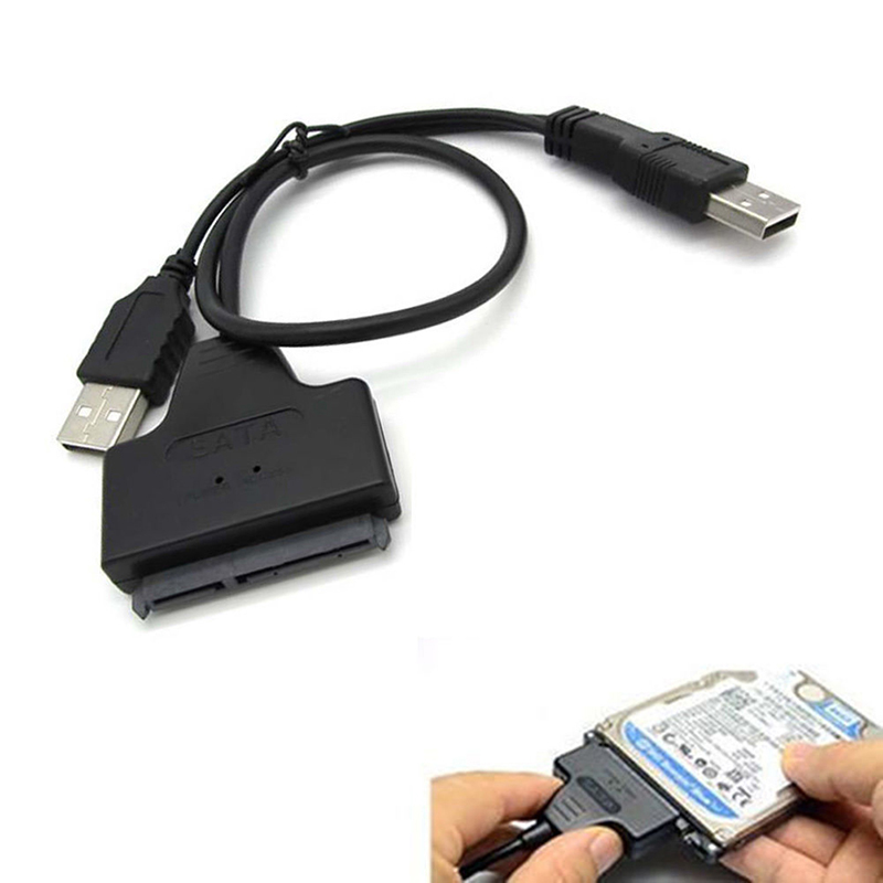 Cáp Chuyển Đổi Usb 2.0 Sang Sata Serial Ata Cho Ổ Cứng 2.5 "Hdd Ssd Laptop