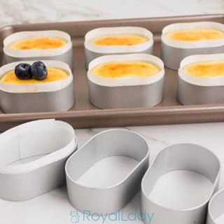 Set 10 Khuôn Nhôm Làm Bánh / Phô Mai Tiện Dụng Cho Nhà Bếp