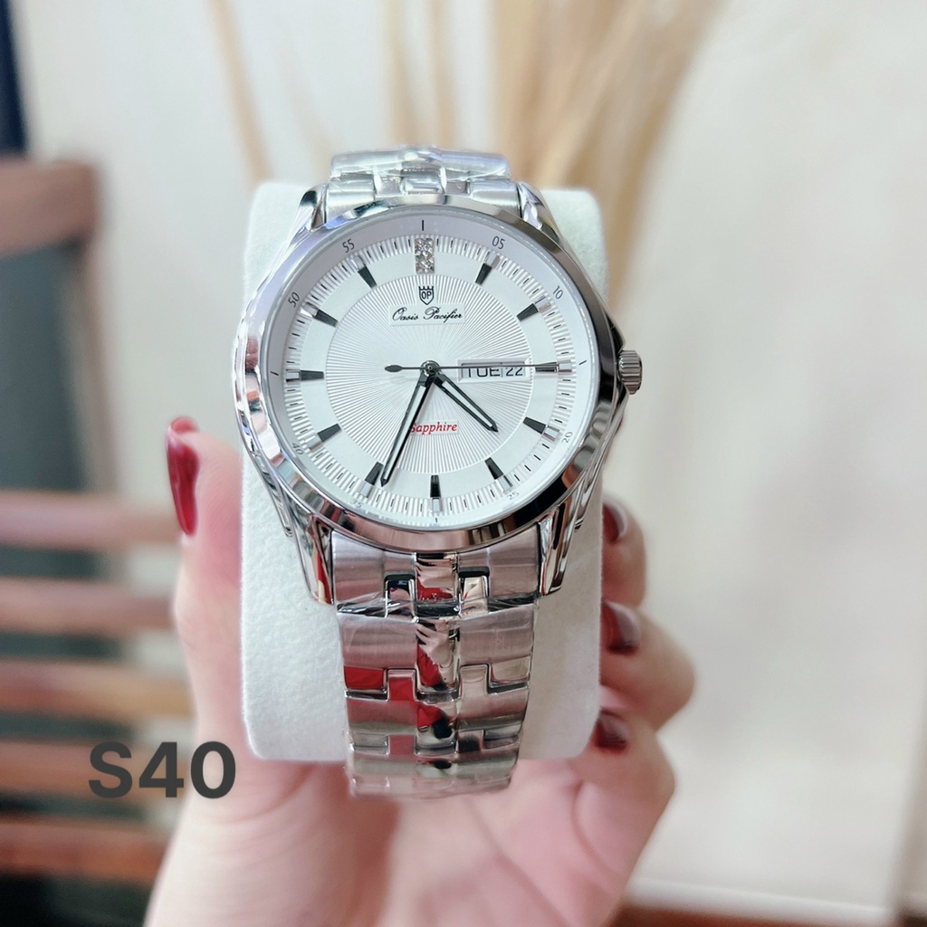 Đồng Hồ OP oasis pacifier Nam 6377G - Size 40mm - Kính Saphire