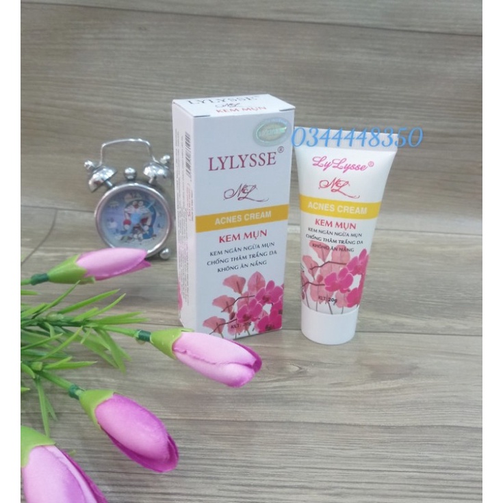 Kem ngăn ngừa mụn chống thâm trắng da chống ăn nắng LyLysee net 20g