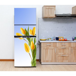 DECAL TRANG TRÍ TỦ LẠNH - HOA TULIP