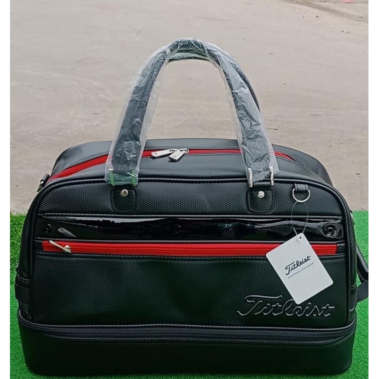 Túi xách golf nam - Túi golf Titleis 2022 - chất da pu cao cấp có ngăn để giày riêng