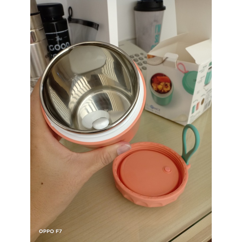 Bình Ủ Cháo, Bình Giữ Nhiệt canh, Đồ Ân Dặm Cho Bé Ruột Inox 430ml