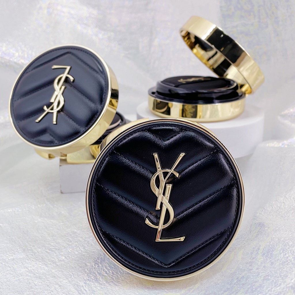 Ysl Kem bb air cushion Dưỡng Ẩm Lâu Trôi Thiết Kế Vỏ Họa Tiết Cẩm Thạch Thời Trang
