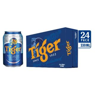 Bia Tiger thùng 24 lon x 330ml