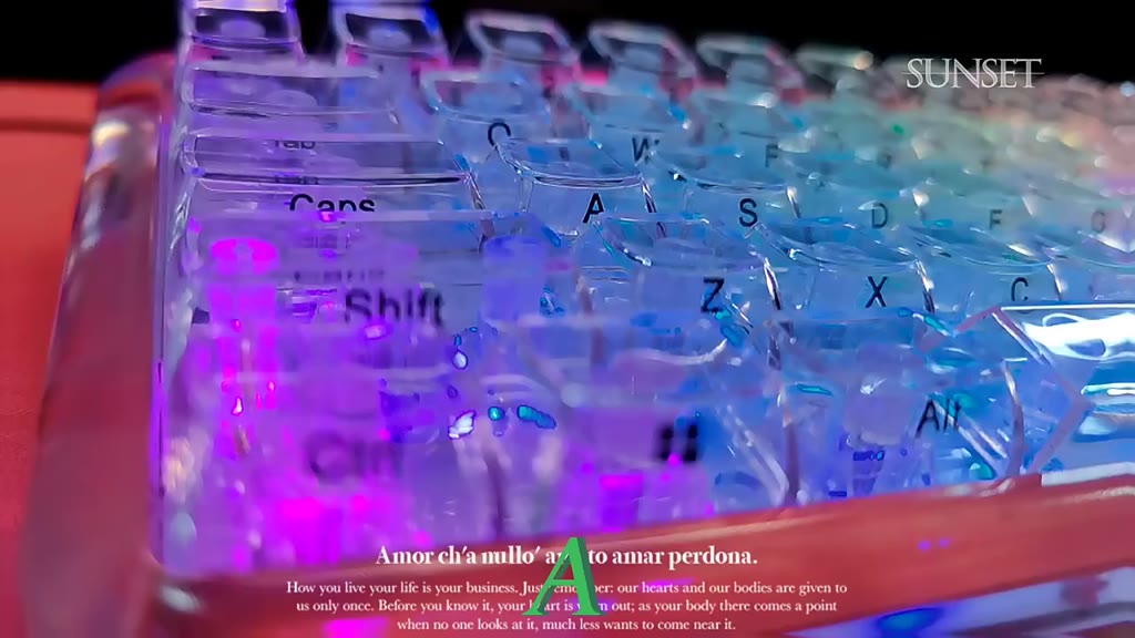 Keycaps CBSA Profile trong suốt truyền ánh sáng pudding Chất liệu PC Bàn phím cơ Bộ Keycap RGB | BigBuy360 - bigbuy360.vn