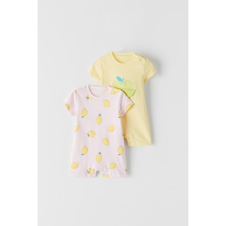 Set 2 bodysuit romper cộc tay chính hãng Zara