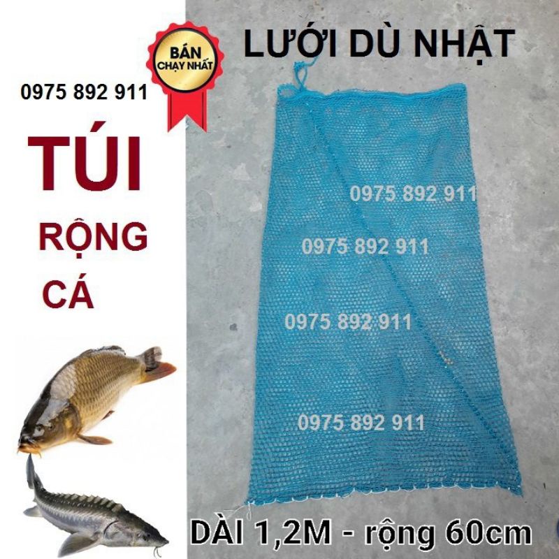 Túi rộng cá đi câu dành cho các cần thủ