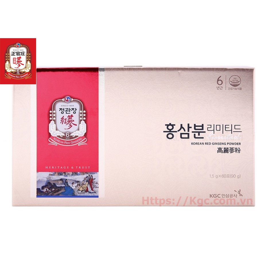 Bột Hồng Sâm Dạng Gói KGC - Powder Limited 60 gói