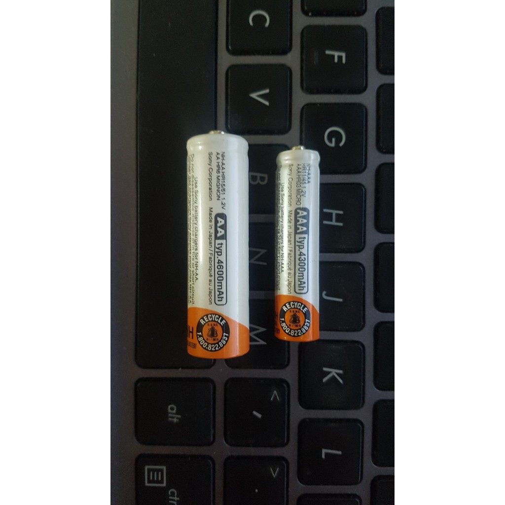 2 PIN SẠC SONY AA - DUNG LƯỢNG 4600 mAh