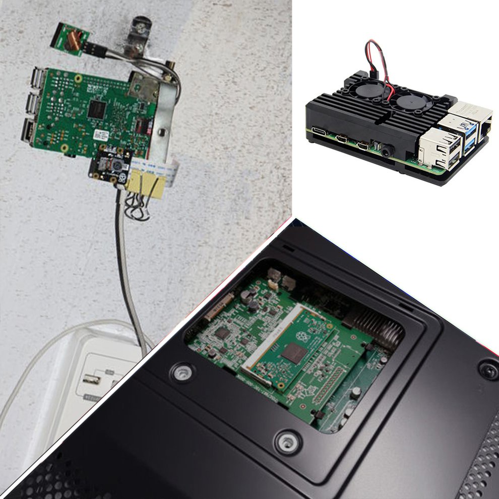 Vỏ Bảo Vệ Bằng Hợp Kim Nhôm Cnc Cho Raspberry Pi 4 Model | BigBuy360 - bigbuy360.vn