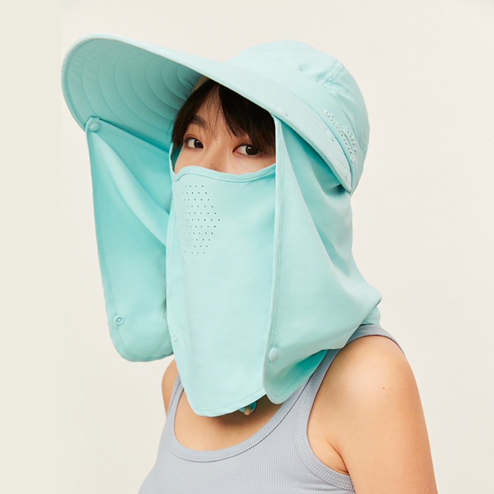 OhSunny Mũ có khẩu trang che mặt và cổ chống nắng/tia UV