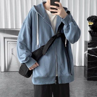 Áo Khoác Cardigan Có Mũ Dáng Rộng Thời Trang Cho Nam