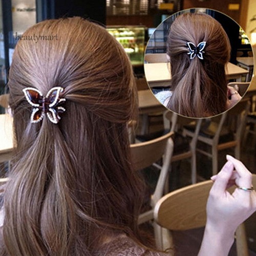 [Hàng mới về] Kẹp tóc hình bướm đính đá xinh xắn