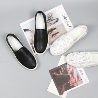 SLIP ON NỮ HOA VĂN LAZER