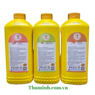 Siro Maulin Đào, Dâu, Dưa Lưới Can 2L