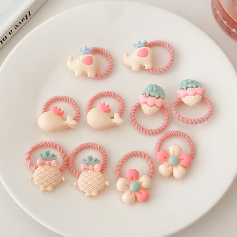 Dây Buộc Tóc Co Giãn Không Đau Thiết Kế Mới Cho Nữ