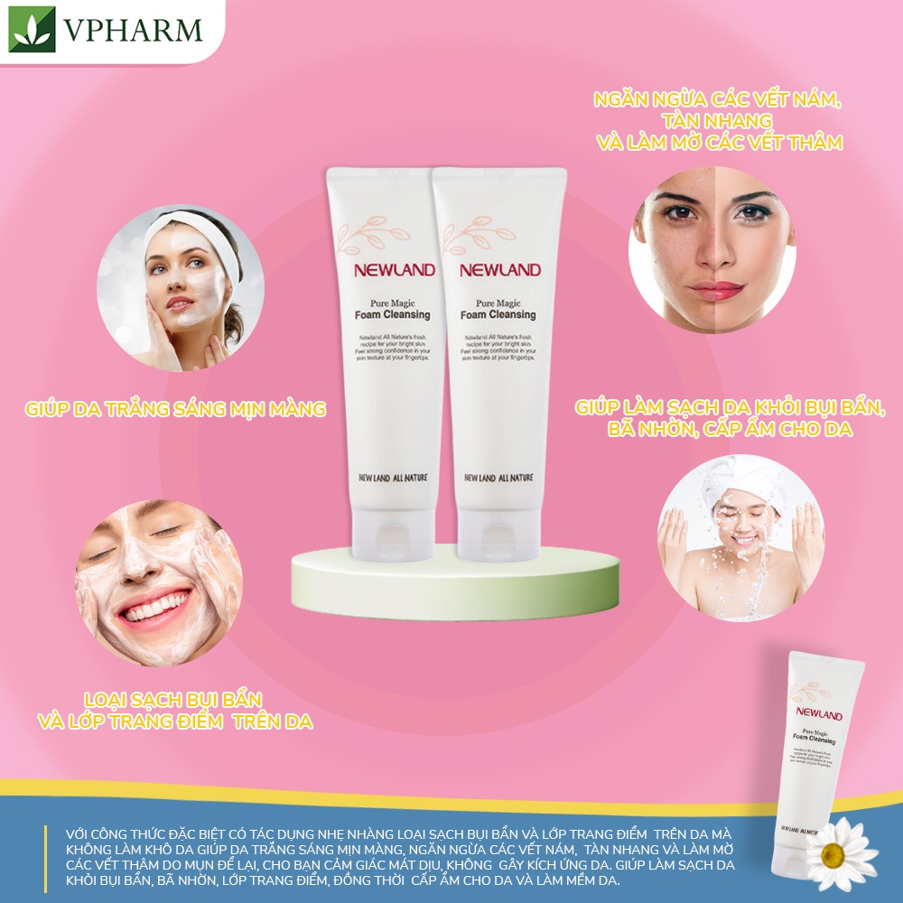 Sữa rửa mặt Newland Pure Magic