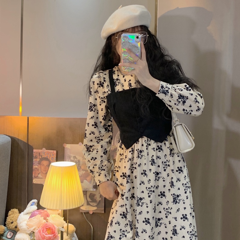 Đầm hoa Perty phong cách Hàn Quốc ngọt ngào mới
