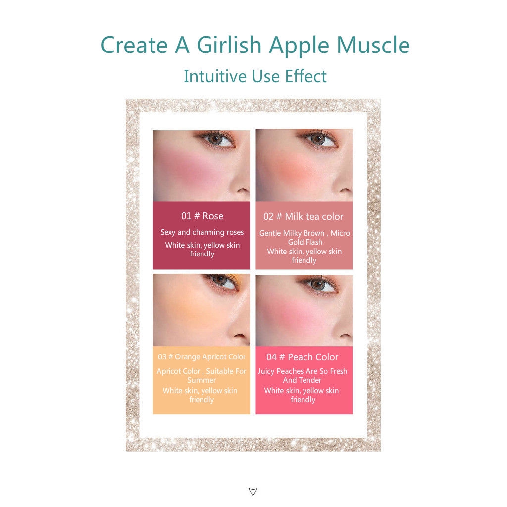 Phấn má hồng dạng lỏng dưỡng ẩm làm sáng da hiệu ứng ngôi sao lấp lánh | BigBuy360 - bigbuy360.vn