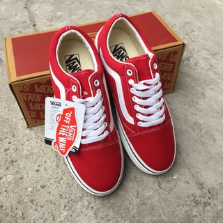 [GIÁ SỐC] VANS OLD SKOOL ĐỎ FULL BOX