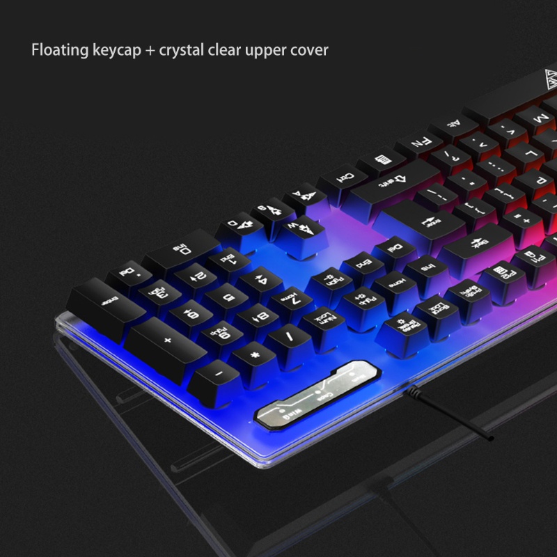 Bàn Phím Cơ Gaming 104 Phím Hình Chữ U Màu Đen