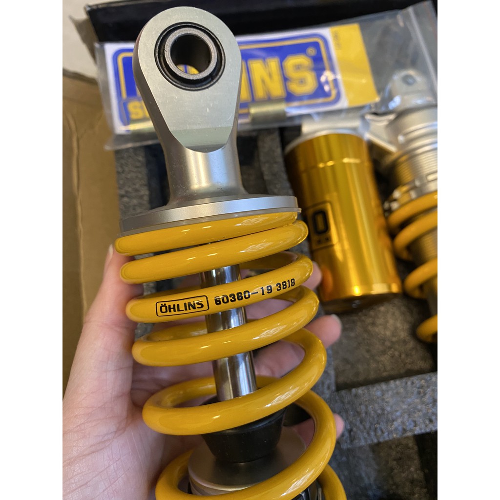 Phuộc nhún sau Ohlins bình dầu cho các xe Ab PCX NVX Novo 4 5 6