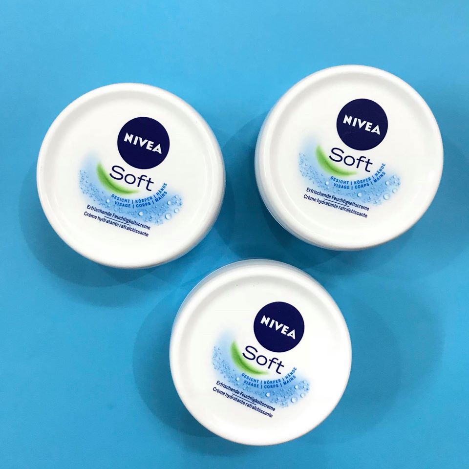 Kem dưỡng ẩm Nivea Soft của Đức 200ml [Linh Nấm Cosmetics]