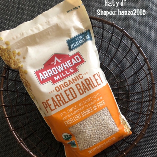 Hạt ý dĩ Arrowhead mills Organic tách lẻ 100gr