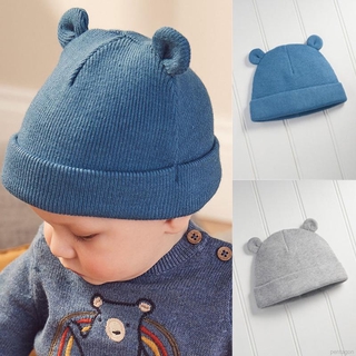 Dễ Thương Sơ Sinh 0-12 Tháng Tuổi Mũ Bé Trai Bé Gái Beanies Tai Dễ Thương Bonnet Trẻ Sơ Sinh Mũ Cotton Ấm Áp Mũ Bệnh Viện