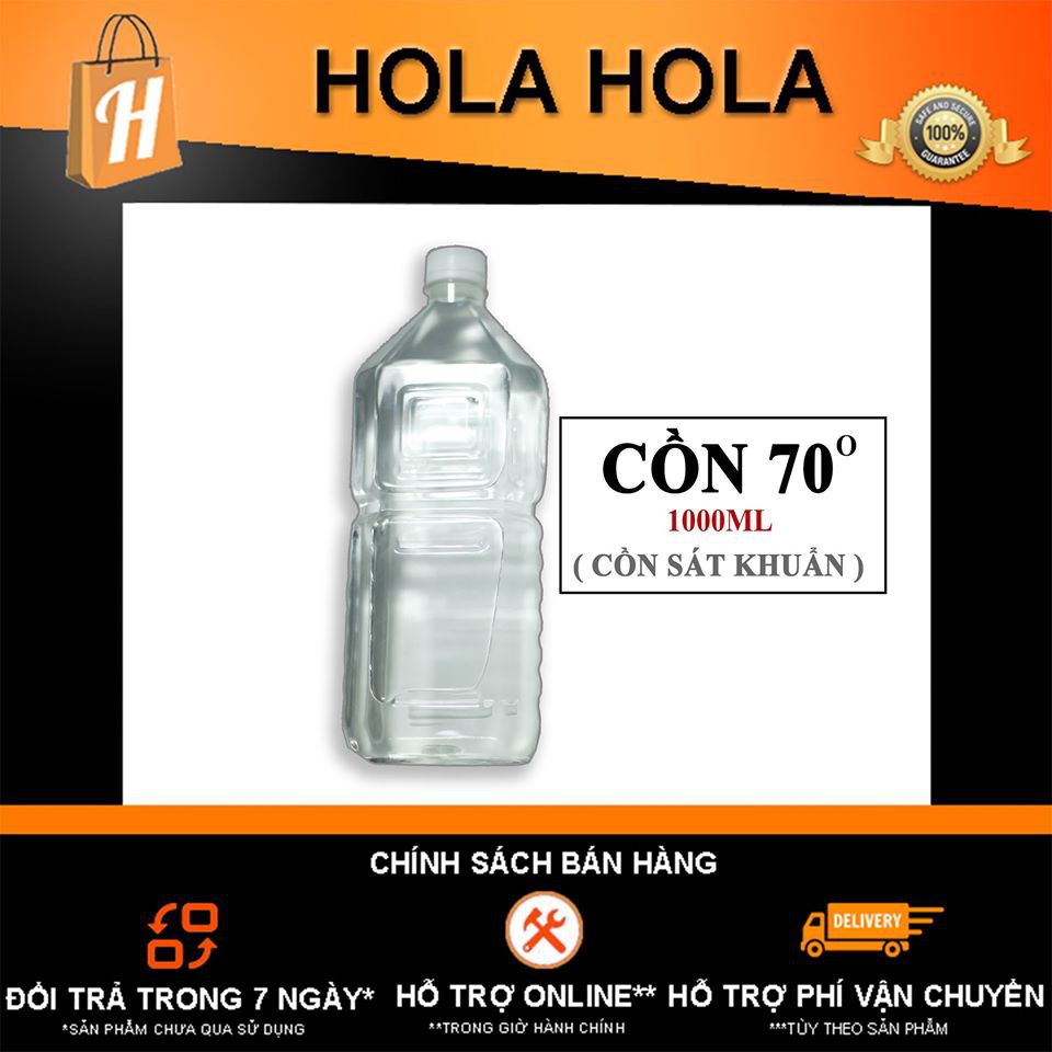 Nước rửa tay sát khuẩn y tế cồn 70 độ không pha tạp chất dung tích 1000ml