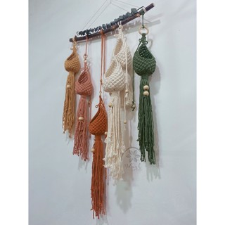 Mành Kén treo cây Macrame (Hình chụp thật)