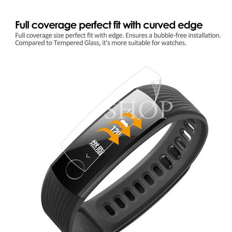AUS 2pcs Screen Protector Ultra Clear 2pcs TPU Screen Protector Huawei Honor Band 4 2pcs Film Screen Protector