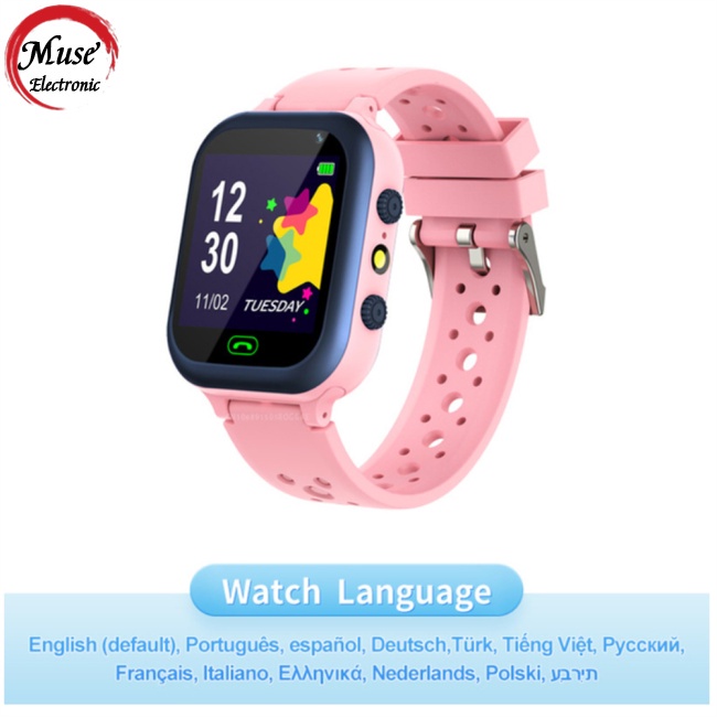 Đồng Hồ Thông Minh S20 Có Khe Sim / Định Vị Sos Chống Nước Cho Trẻ Em