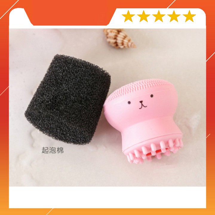 Cọ Rửa Mặt Bạch Tuộc 💕Freeship💕 Cọ Rửa Mặt Cầm Tay Tiện Dụng, Massage Da Mặt | BigBuy360 - bigbuy360.vn