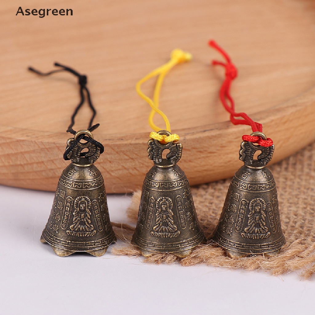 Chuông mini điêu khắc hình Phật Bà Quan Âm phong cách Trung Hoa